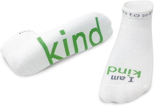 notes to self Socks - Daily Affirmations, Inspirational Socks for girls & boys