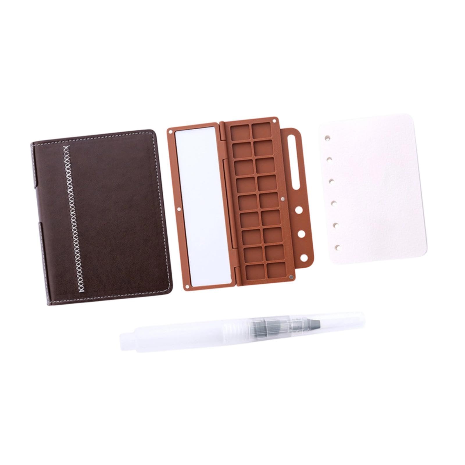 Watercolor Sketchbook Set Compatto Blocco Acquerello con Sciolti Quaderno Artista da Viaggio Accessori Pittura Portatili Design Versatile
