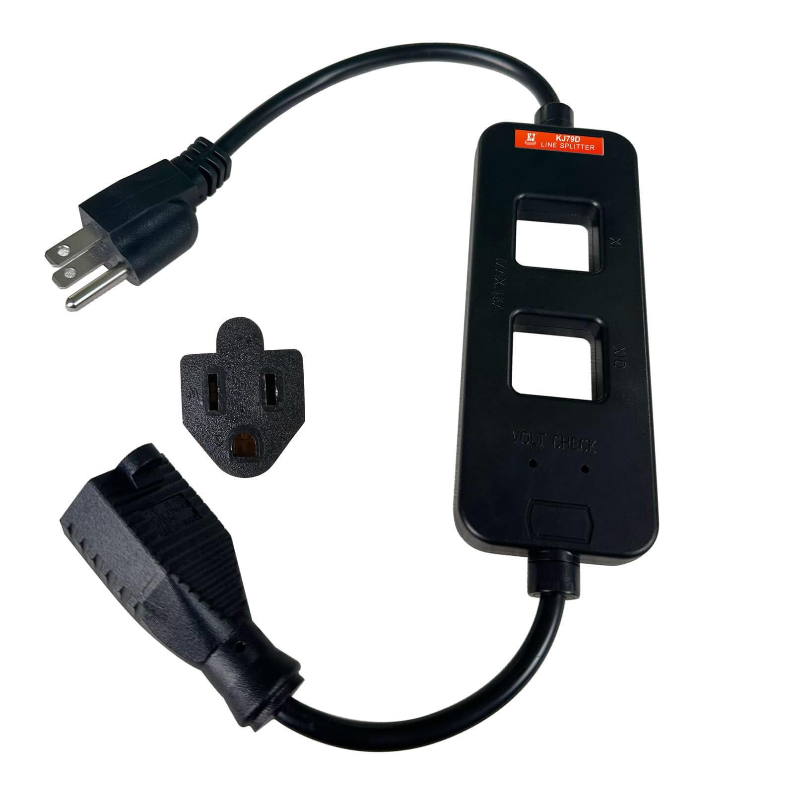 2Pcs KJ79D AC Line Splitter