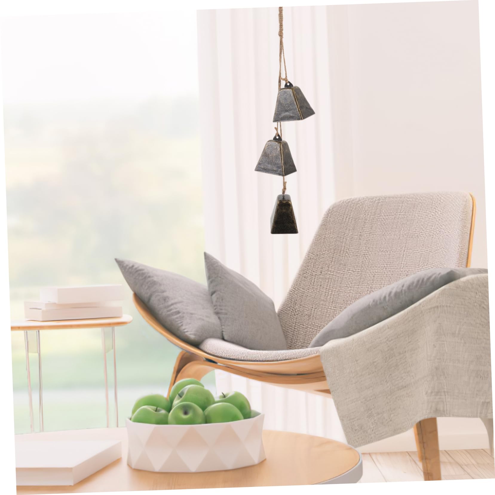 HOOTNEE Metal Vintage Bells Handmade Creative Cow Bell Decor Hanging Christmas Ornaments