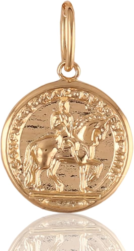 値下げしました。18金　ゴールド　トップ Amazon.co.jp: 18金 ペンダントトップ コイン レディース K18 コジモ