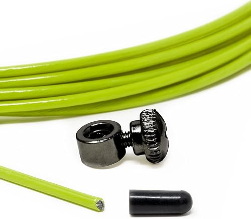 Miniatura 5 de Velites VELITES - Cable de repuesto para cuerda de saltar para crosstraining, fitness y boxeo  PVC amarillo, acero 0.079 in de diámetro  Para