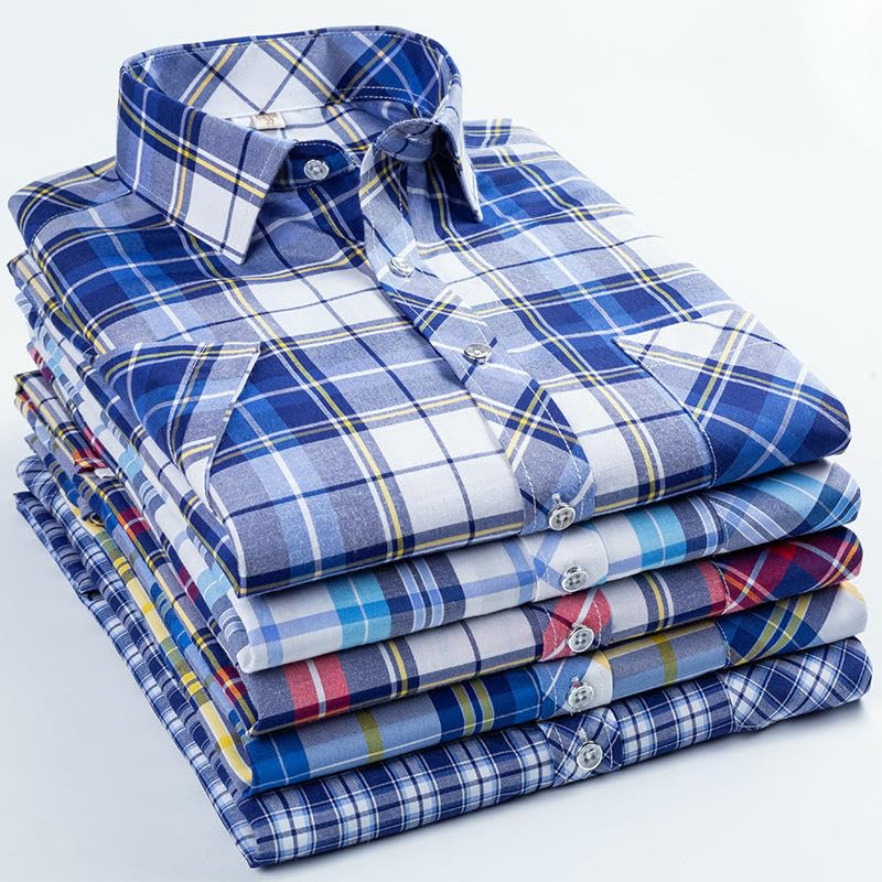 Chemise d'été manches courtes homme style coréen léger sans plis - 2