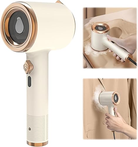 Mini máquina de planchar portátil, mini plancha de vapor de viaje, vaporizador de mano para ropa, precalentamiento rápido, planchado en seco a