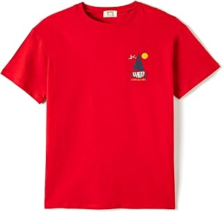 KOTON Boys Oversize T-Shirt Printed Cotton Classic (pack of 1)