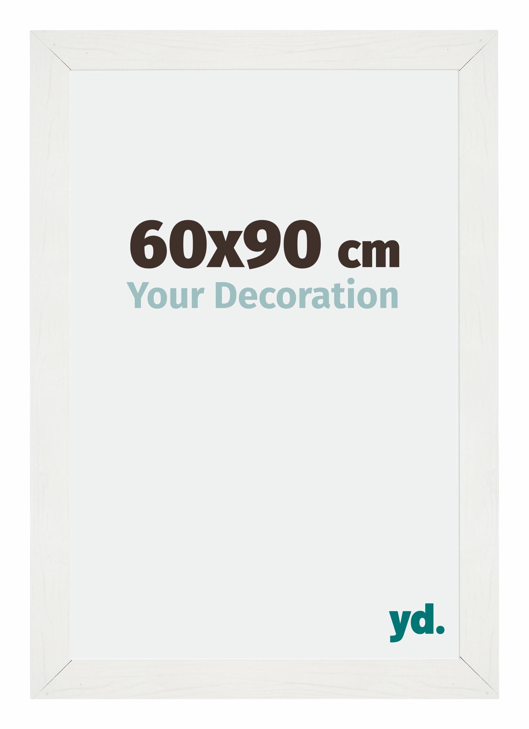 Your Decoration - Puzzle frame 60x90 - White Swept - Puzzle frame 1500-2000 Pieces - MDF Photoframe - Mura