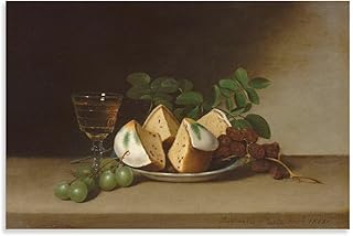Raphaelle Peale Poster Print Still Life with Cake Posters Art Print Wall Photo Paint Poster Hanging Picture Family Bedroom Decor Gift 16x24inch(40x60cm)