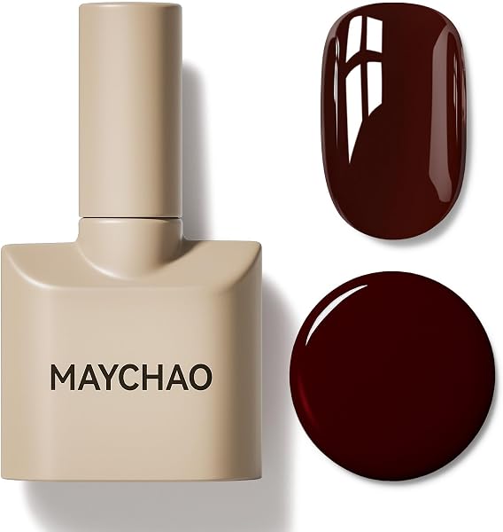 MAYCHAO Deep Cherry Gel Nail Polish 15ml