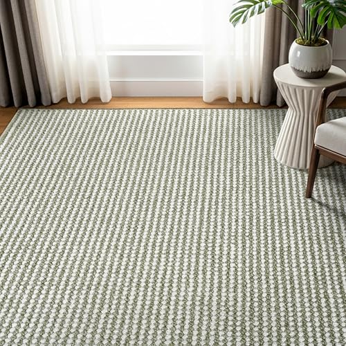 Gertmenian Indoor Boho Area Rug - 4x6 Small, Non-Shedding & Stain Resistant, Ideal for High Traffic Areas in Foyer, Living Room, Kitchen, Entryway, & Bedroom - Romi, Sage, 25851