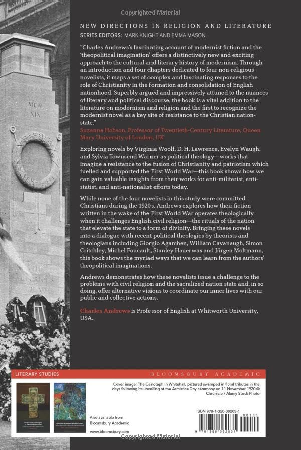 English Modernist Novel as Political Theology, The: Challenging the Nation (New Directions in Religion and Literature) - Image 2