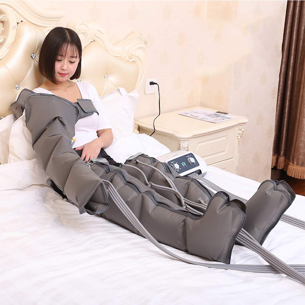 Elektrisches Luftkompressions-Fußmassagegerät, Taille, Bein, Arm, Luftdruckmassagegerät, Lymphmassagegeräte mit 6 Luftkissen