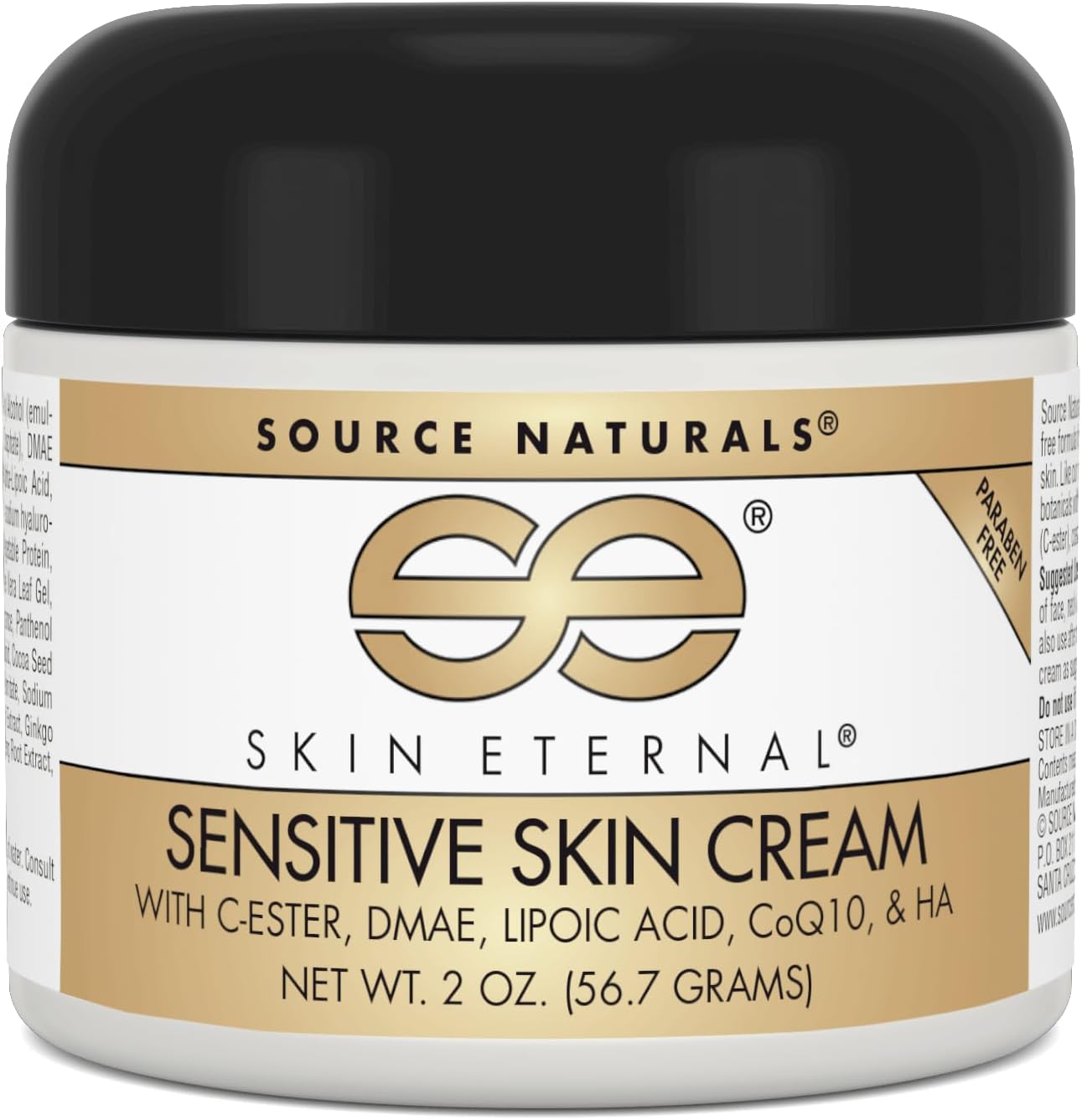 Source Naturals Skin Eternal Cream Paraben Free With