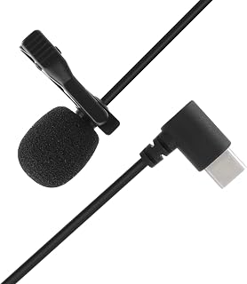 Lavalier Microphone, Live Broadcast By Mobile Phone Mini Type-C Recording MIC, No Driver Required