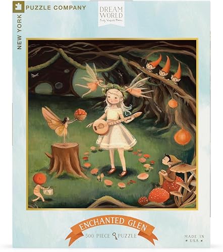 Miniatura 9 de New York Puzzle Company - Dream World Eleanor's Room - Rompecabezas de 1000 piezas para noches de juego familiares por Emily Winfield Martin