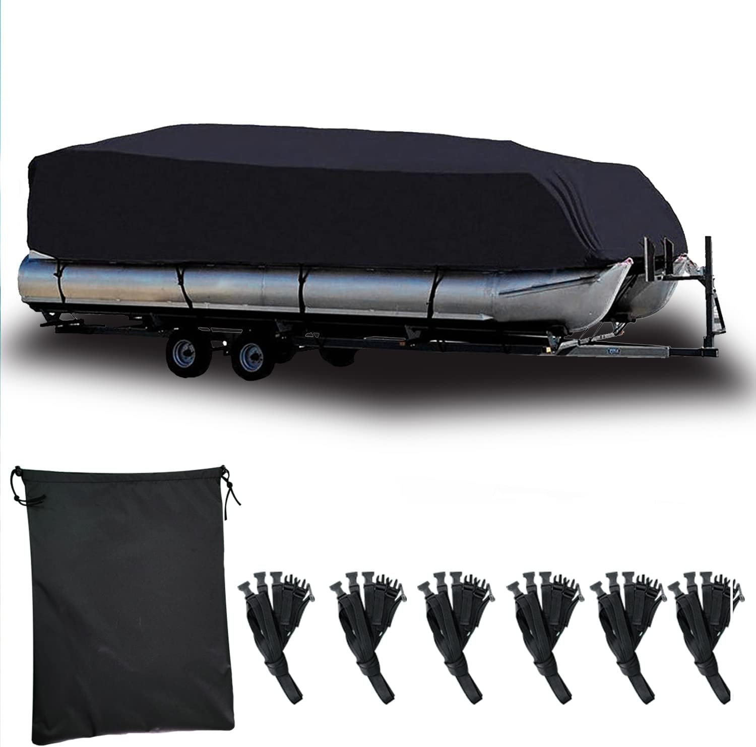 CHEYIBAO Pontoon Boat Covers 21 22 23 24 ft Waterproof PU