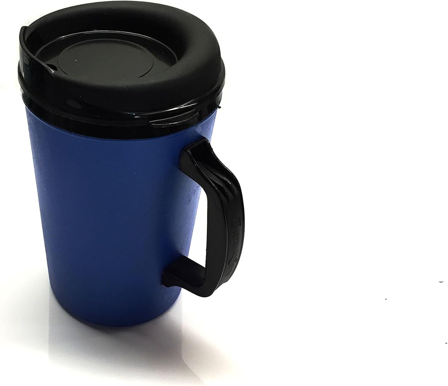 GAMA Electronics 2 ThermoServ Foam Insulated Coffee Mugs 34 oz (1) Blue & (1) Red