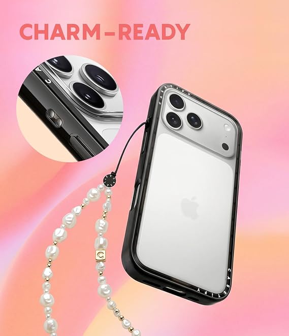 CASETiFY for iPhone 15 Case - Compact Clear Black