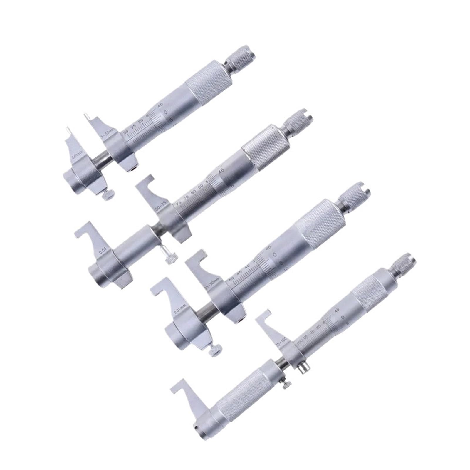 Innenmessschrauben-Set 5–30 mm/25–50 mm/50–75 mm/75–100 mm 0,01 mm Zur Längenmessung