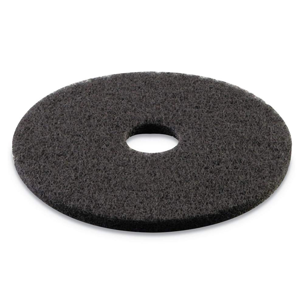 Boardwalk BWK4015BLA 15 in. Diameter Stripping Floor Pads - Black (5/Carton)