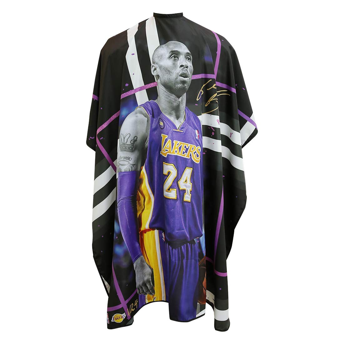 Capas de peluquería, capa corte pelo ajustable con hebilla oculta, salón profesional, antiestática, peluquería adecuada para peluquerías y tiendas belleza, 57 * 65 inch (cuadrado negro)