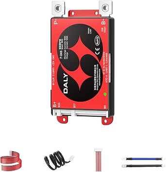 DALY Smart BMS Li-ion 16S 60V 100A PCB Battery Management System with CAN 485 and UART Communication Bluetooth Battery Monitoring Module for RV Energy Supply SystemSmart BMS+RS485+CAN,100A