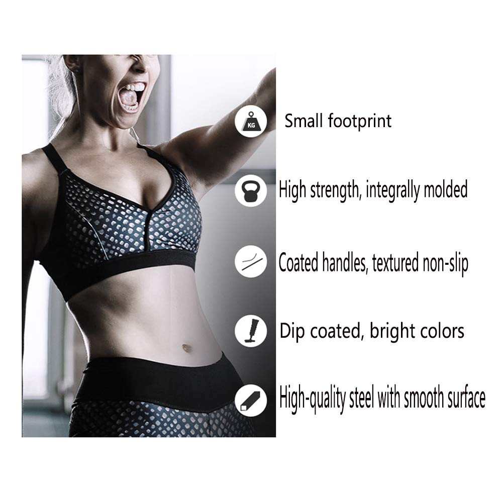 Kettlebell AGYH GHISA Pesi, Manico Antiscivolo E La Base, con Protezione in Gomma, for Il Fitness E Cross Training, 8kg