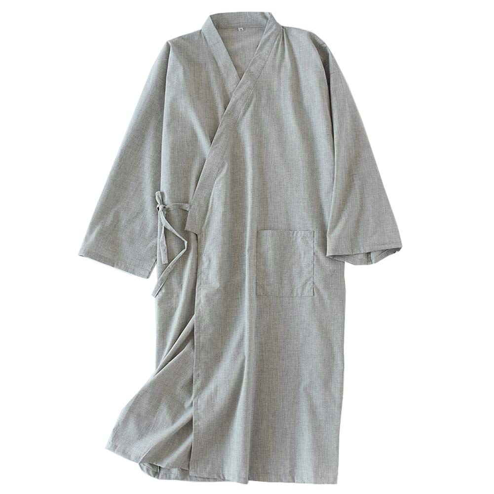 Fancy Pumpkin Japanese Kimono Robe Long Yukata Pajamas-Size L-11