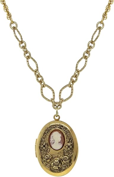 1928 Jewelry Carnelian Cameo 