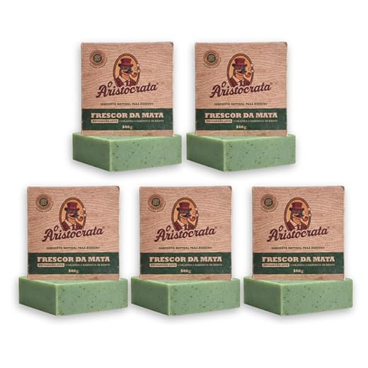5un Sabonete Natural O Aristocrata Frescor Da Mata 150g