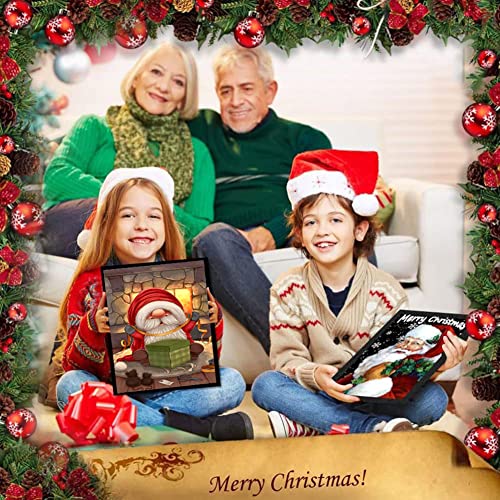 Diamond Painting Kits, Christmas Diamond Painting Kits for Adults Kids DIY 5D Diamond Art Kits Full Drill Diamond Dots Painting with Diamonds Gem Art and Crafts Christmas Home Decor 12x16inch - Thumbnail 6