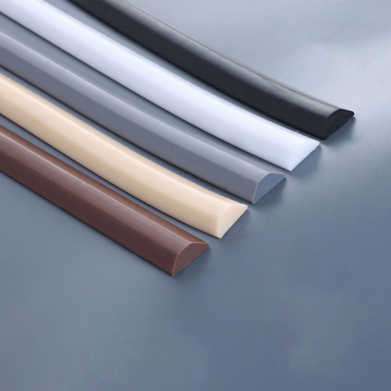 Striscia di tenuta dell'acqua in silicone, 180 cm, per doccia, bagno, cucina, bagno, guarnizione impermeabile per piatto doccia per un drenaggio ottimale