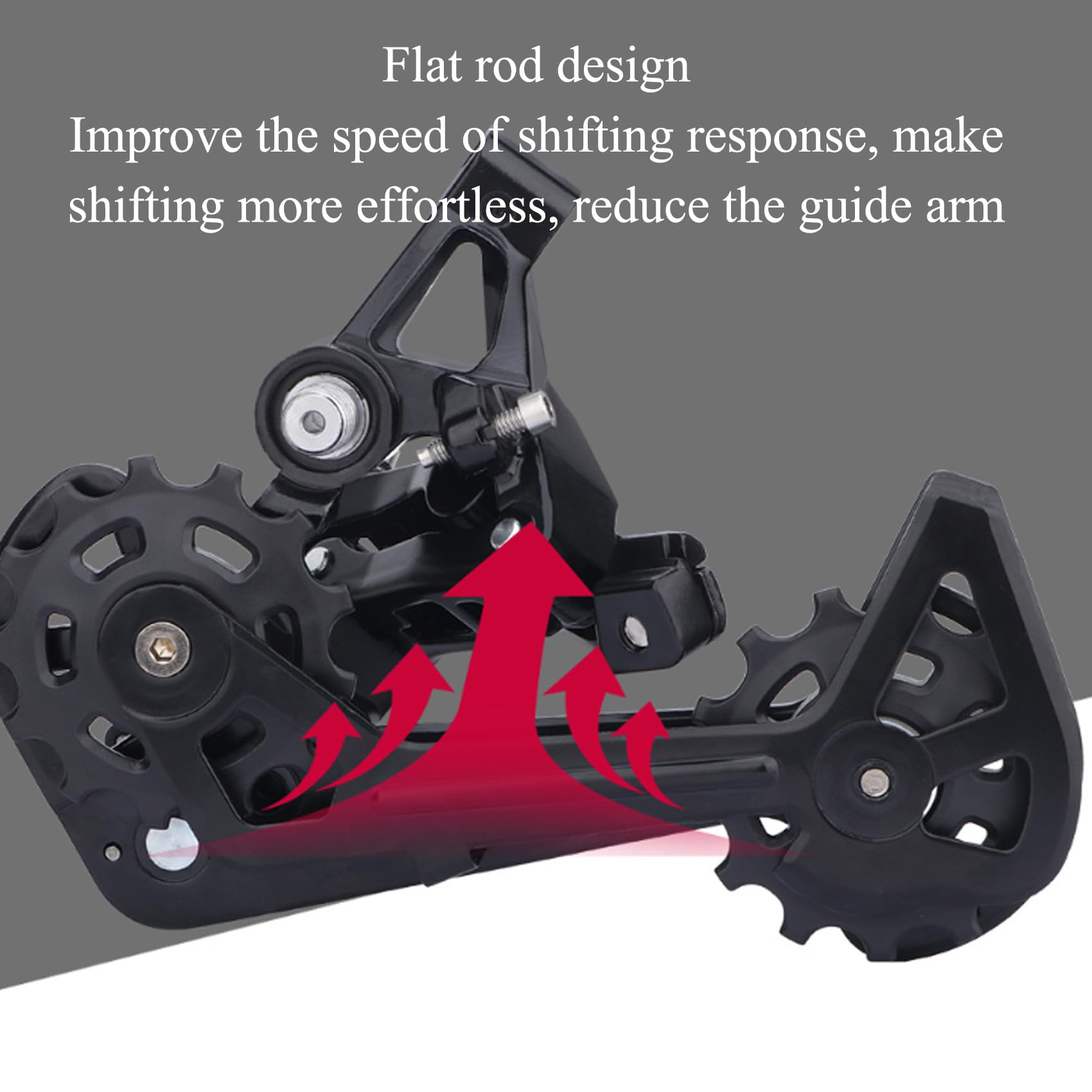 Deragliatore Posteriore Bici 12 Velocità Cambio Split Finger Pivot Per Bici Mtb Con Montaggio Diretto