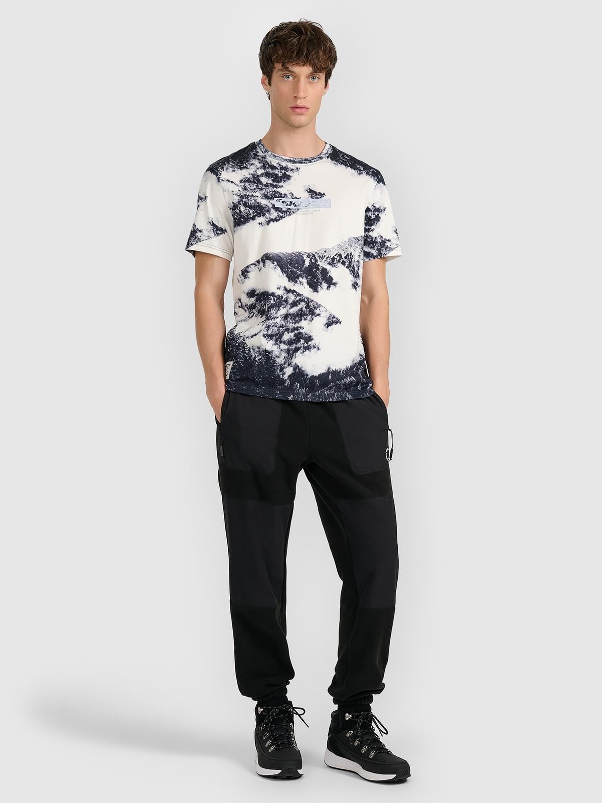 KOSZULKA MĘSKA TSHIRT 4F BAWEŁNA SUPER MATERIAŁ