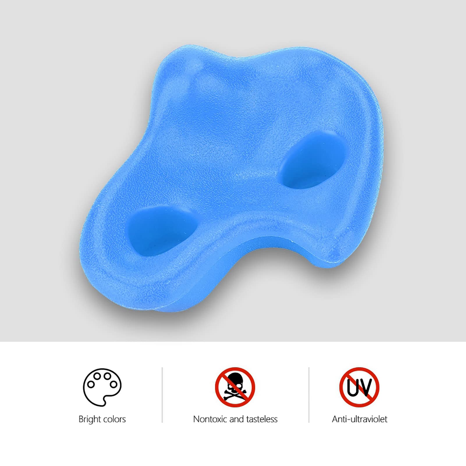 Plastic Rock Climbing Stones Set for Kids, Bright Colors, Safe Installation, Suitable for Parks, Schools (Blue)