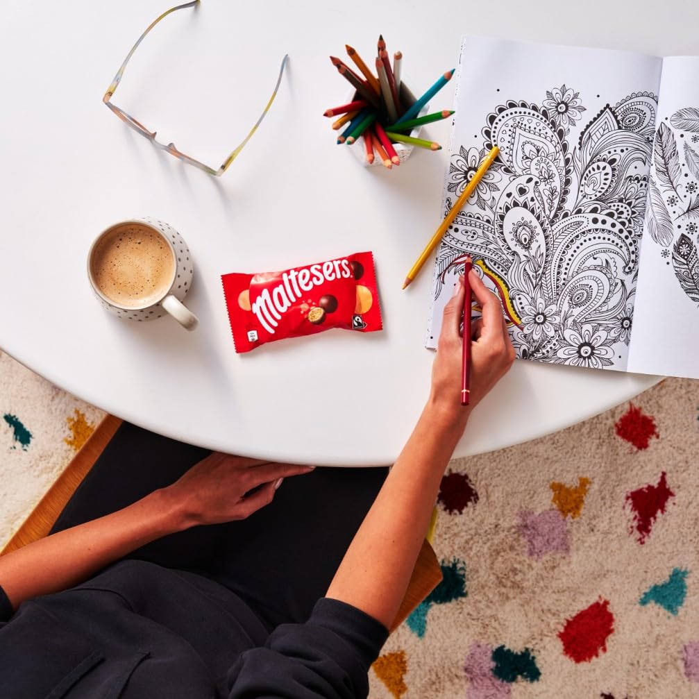 Maltesers Schokoladen Großpackung, 25 x 37g, Schokokugeln mit Schokolade, Süßigkeiten Geschenk Idee, Schoko Großpackung, Mini Beutel