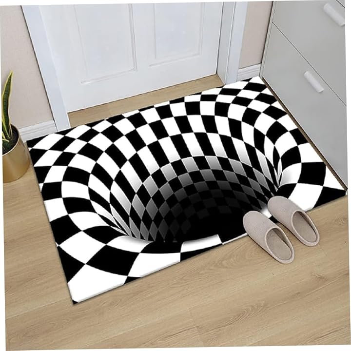 KUYYFDS Illusion Rug, 3D Visual Optical Floor Mat