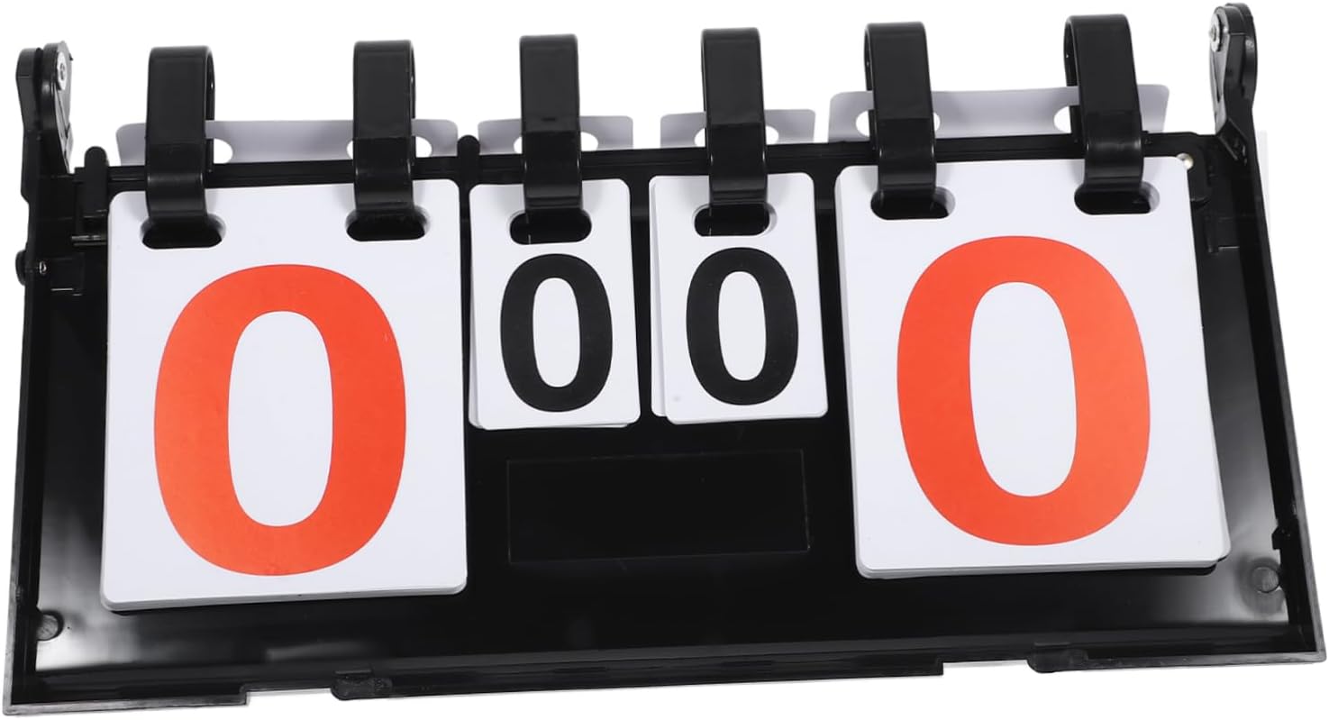 Sosoport Portable Multi-Sport Scoreboard Scorekeeper for Basketball Volleyball and Tennis Games Numbers for Easy Reading Design for Use
