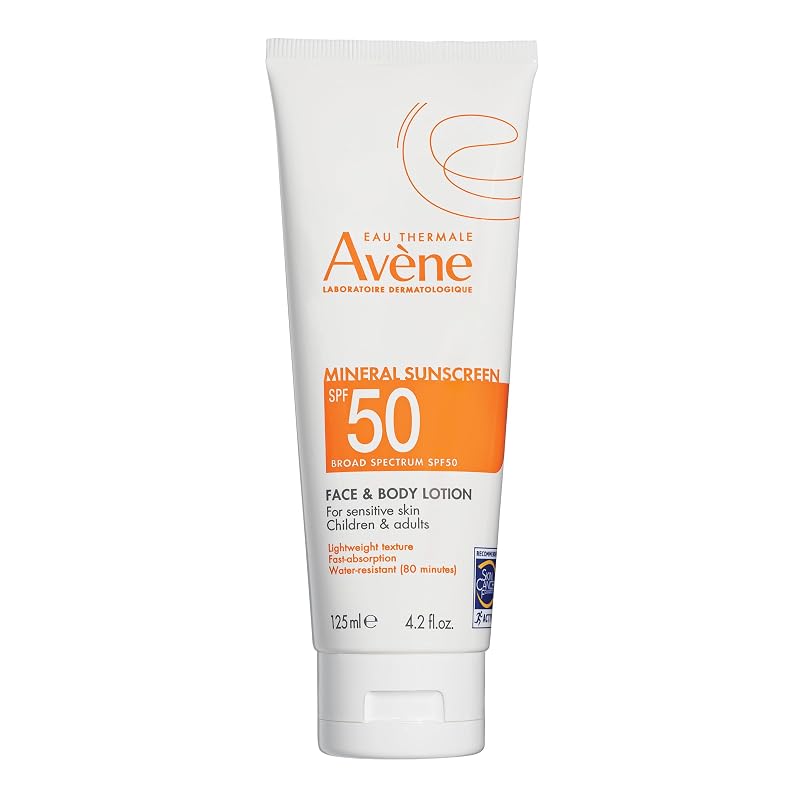 Eau Thermale Avène Protetor solar mineral corporal SPF 50, 100% mineral, 120 mL