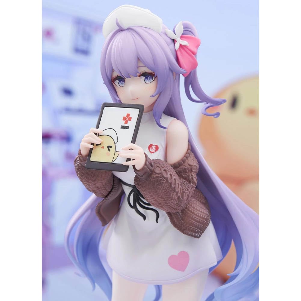 Zhongkaihua HMS Figurka jednorożca, 20 cm, wersja pielęgniarska, figurka akcji, urocza kolekcjonerska statuetka z PCW, dekoracja biurka, model, prezent dla fanów kawaii