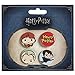 Produktbild Harry Potter Button 4er Set Chibi Ron Draco Ø2,5cm