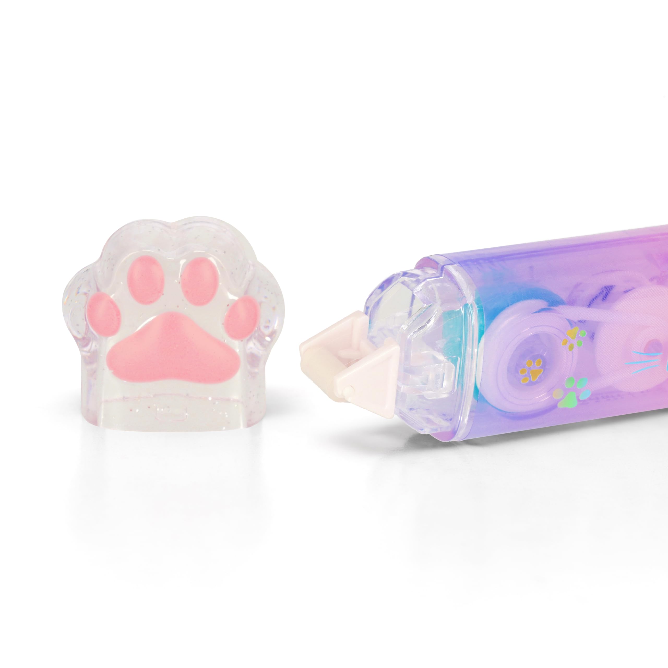 Legami Meow taśma klejąca, taśma klejąca, w kształcie łapy, klej w kilka sekund z dokładnością, 2 x 10 cm