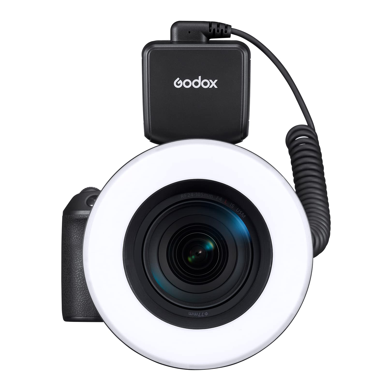 GODOX RING72 LED-ringlamp 5600K ringlamp met 49 mm 52 mm 55 mm 58 mm 62 mm 72 mm lensadapterring