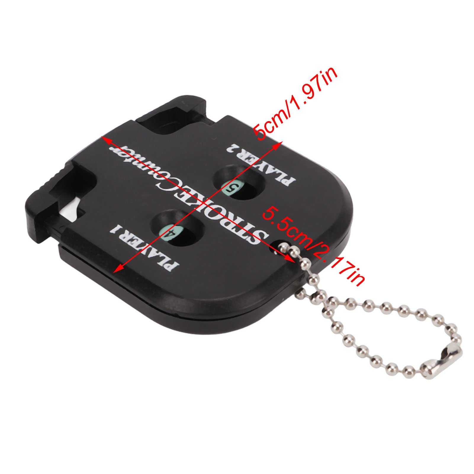 Scorer,Score Counter Mini Score Counter, 2 GraczStroke Counter Przenośny do zajęć na świeżym Powietrzu