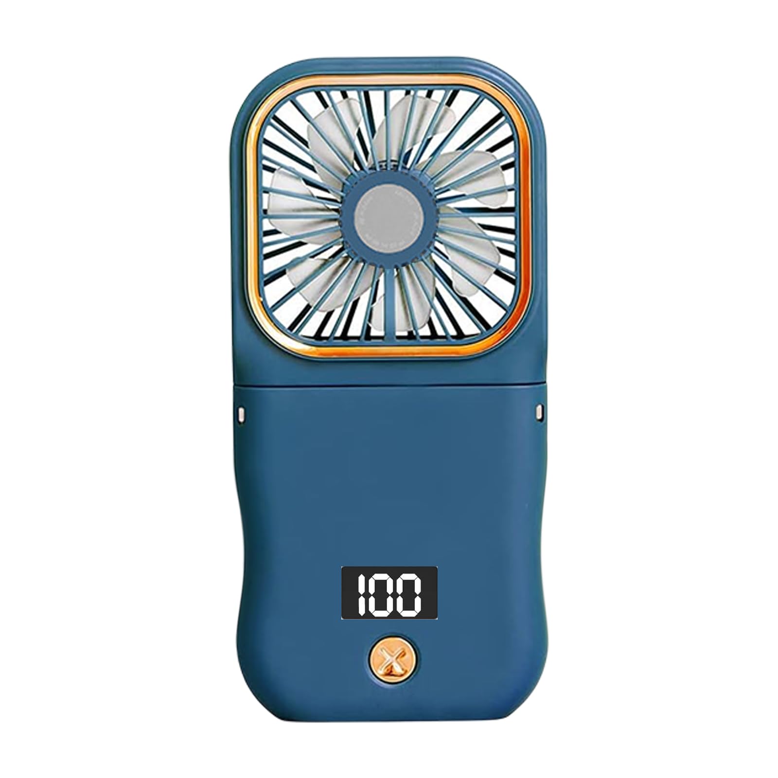 Maxtonser Portable Handheld Fan,Rechargeable Hand Fan, Builtin 3000mAh Battery Fan,USB Foldable Fan, Pocket Fan with Mobile Power