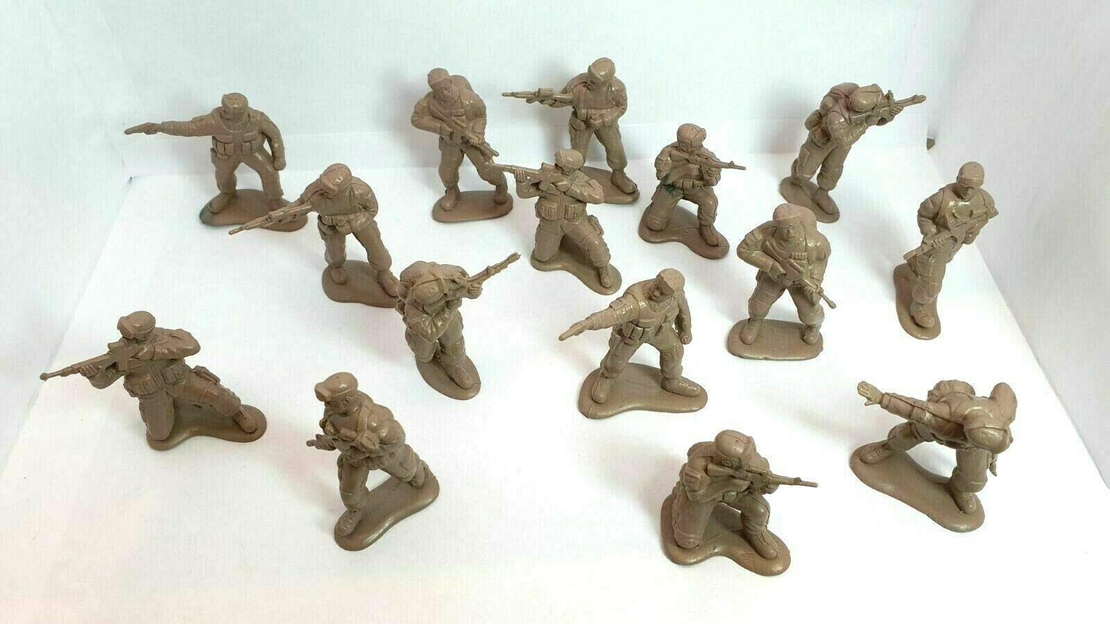Mars, U.S. Delta Force- 15 figures in 8 poses (54MM) #32011, 54mm Toy