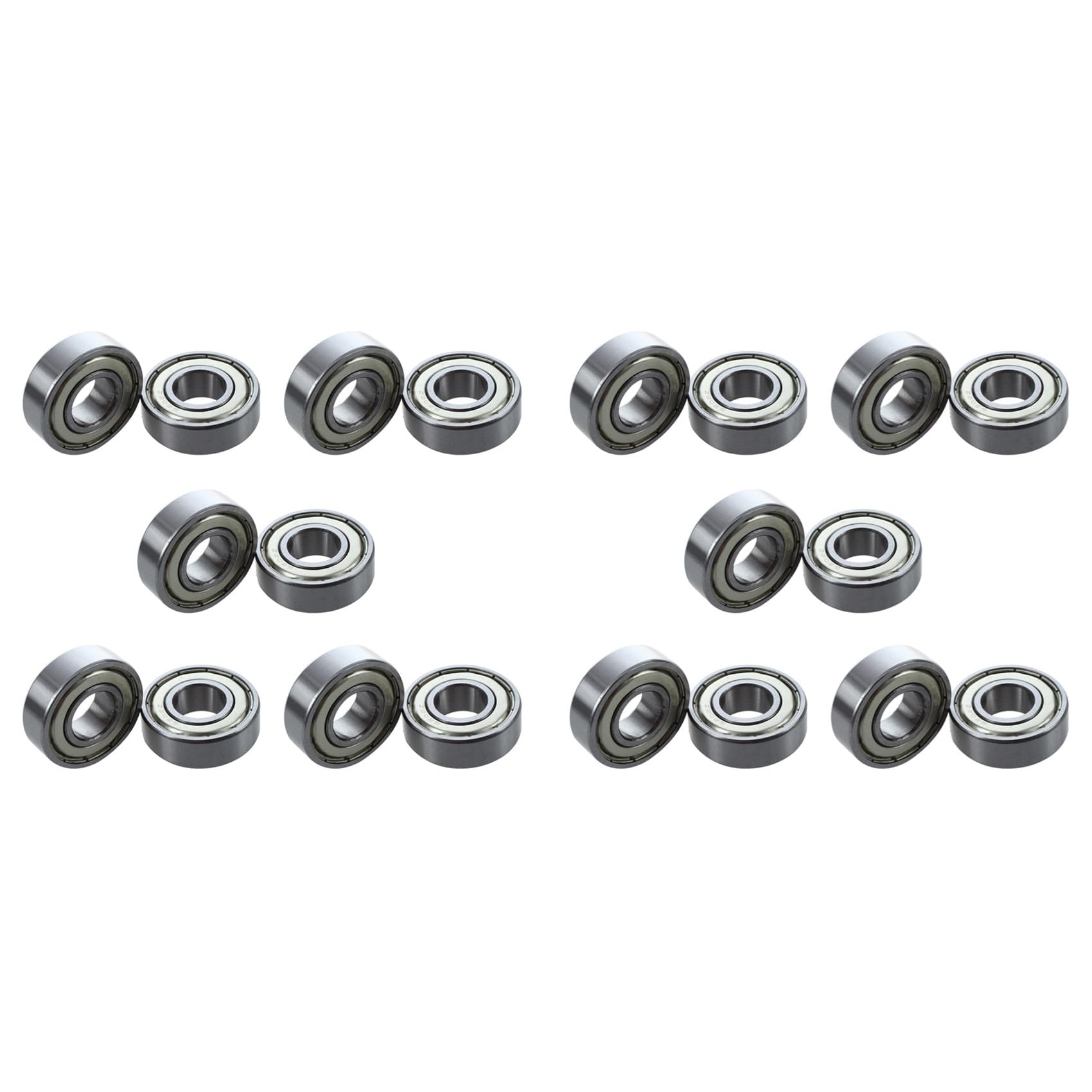 Jnchdghwa As Shown 20X 6202Z Dual Metal Pair Deep Groove Radial Ball Bearing 15 X 35 X 11Mm