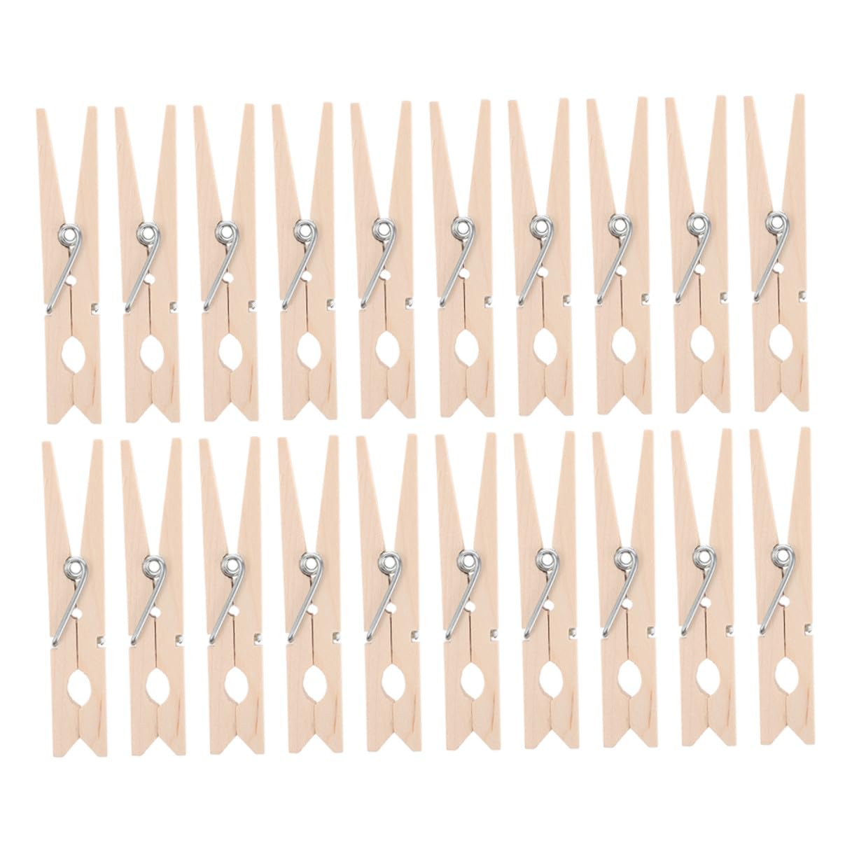 Homoyoyo 150 pezzi Mollette in Legno per Bucato Clip Multifunzione Antivento per Calze Asciugamani e Foto Mini Mollette Resistenti per Asciugatura Sicura e Protezione Tessuti Delicati