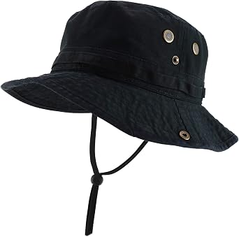 Armycrew Big Oversized Jungle Boonie Bucket Hat with Chin String Fits Upto L