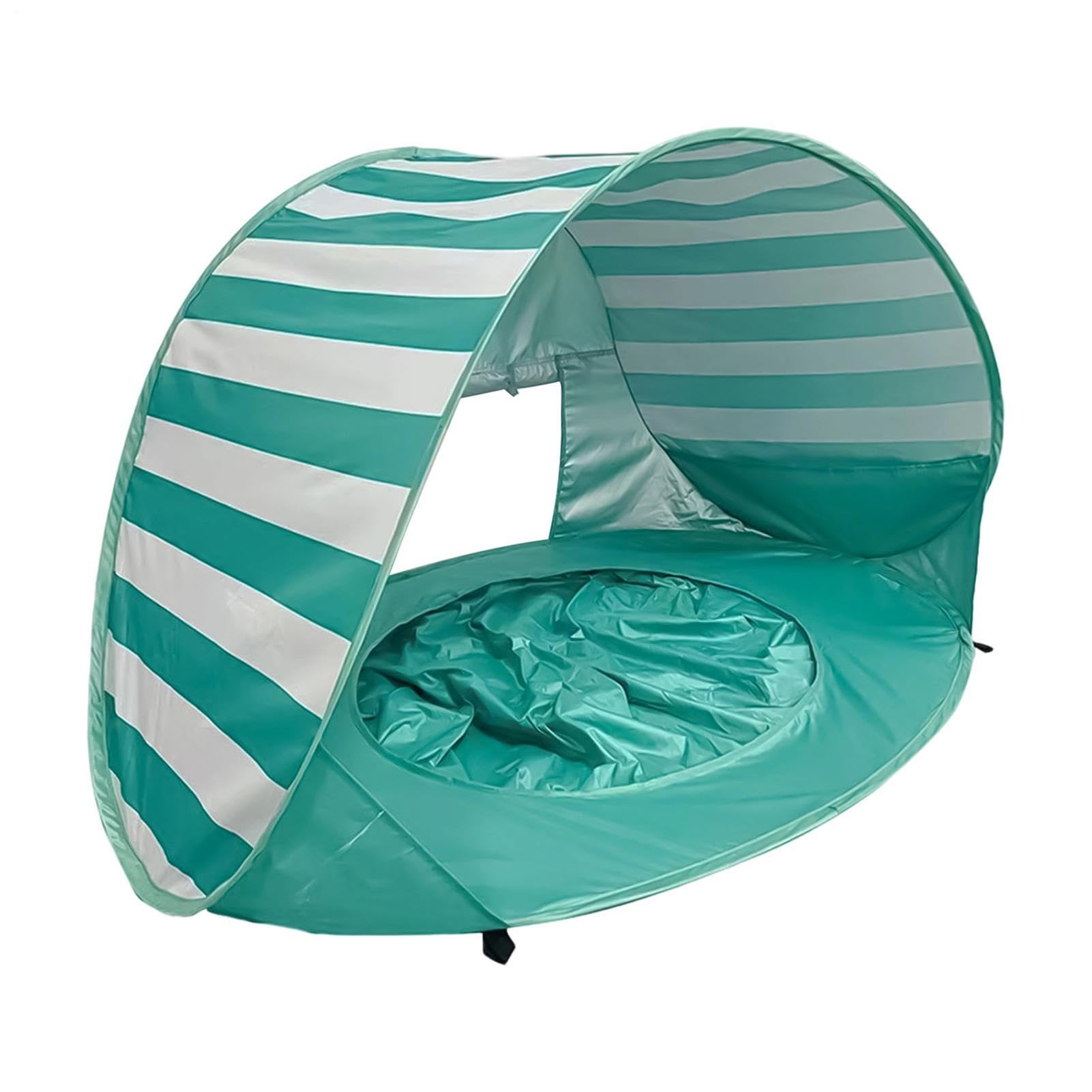 Tente de plage avec sac de rangement abri solaire pliable pour vacances