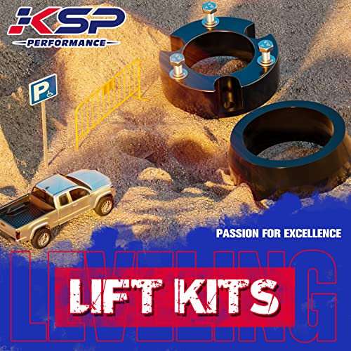 Ksp 4Runner Full Leveling Lift Kits, 3"Front Suspension Strut Spacers And 2" Rear Polyurethane Coil Spring Spacers Fit For 2003-2021 4Runner 2003-2015 Fj Cruiser 2Wd 4Wd (Black) #TOP3